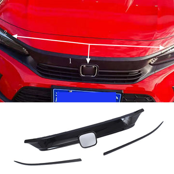 MMO For 2022-2025 Honda Civic 11th Gen Front Hood Bonnet Cover Trim